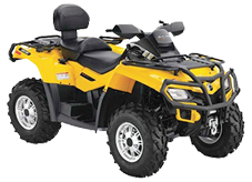 VTT 1 or 2 seats all-terrain vehicle