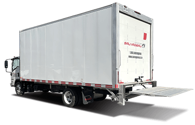 20' cube truck with lift (class 5 license)